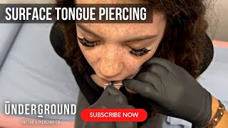 Surface tongue piercing • What do you think [upl. by Doscher]