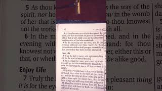 Ecclesiastes 11510 kjv biblepassage [upl. by Arlene]