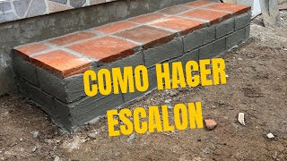 ✅ COMO HACER ESCALÓN O GRADA [upl. by Garbers863]