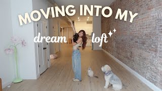 IM MOVING again lol 🏠🔑 moving process apartment tour furnishing plans ✨ [upl. by Branscum]