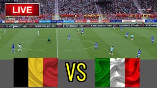 🔴Live België × Italië  UEFA Nations League 2024 Seizoenswedstrijd Stream eFootball [upl. by Nellir232]