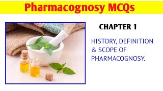 Pharmacognosy MCQ Chapter 1 [upl. by Llennod]