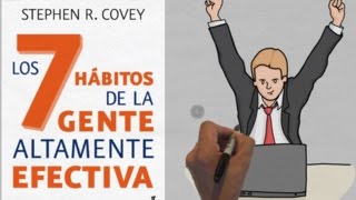 Los 7 Habitos de la Gente Altamente Efectiva por Stephen Covey  Resumen Animado [upl. by Gradey]