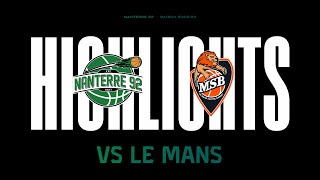 J05  Highlights  Nanterre 92 vs Le Mans Sarthe Basket [upl. by Redle]