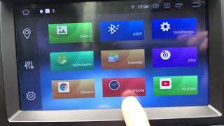 Toyota Avensis car stereo head unit review after installation [upl. by Inoy]