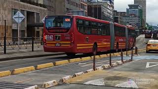 TransMilenio el sistema integral de transporte de Bogota Colombia [upl. by Arlee]