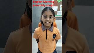 English morning assembly script for CBSE School kavita primaryactivities craftideas marathi sc [upl. by Nitsu]