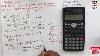 DSP5 Problem to find DFT Magnitude and phase spectrum  EC Academy [upl. by Ulani688]