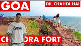 Chapora fort Goa 🇮🇳🤩 usaidmalikvlogs [upl. by Dahraf]