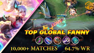 INSTAKILL FANNY BEST BUILD 2024  Top Global Fanny by zilleug  Mobile Legends [upl. by Elatnahc]