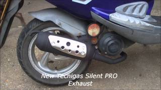 PGO TREX 50  Tecnigas Silent PRO Exhaust New [upl. by Acinorav]