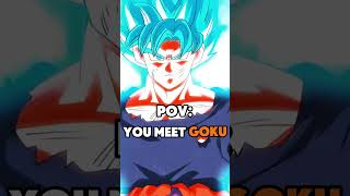 POV You Meet Son Goku Monster Skillet💀 shorts trending dragonball goku [upl. by Yate3]