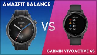 Amazfit Balance vs Garmin Vivoactive 4S Comparison [upl. by Ytinirt]