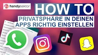 How to Privatsphäre in deinen Apps einstellen 2018 [upl. by Omissam613]