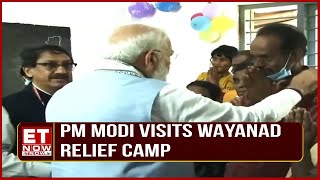 PM Modi Visits Wayanad Relief Camp to Meet Landslide Victims and Survivors  Kerala News [upl. by Bordie944]