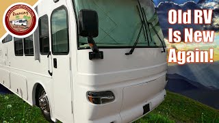 DIY Exterior RV Paint Job With This Method  No Expensive Equipment Needed  Saved 💲💲💲 [upl. by Llesirg888]