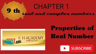 Class 9 Chapter 1 Real And Complex Numbers Properties of Real Numbersmathssindhboardeducation [upl. by Arst941]