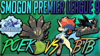 Smogon Premier League 9Week 3 Poek vs BHARATHTHEBEST Ultra SunampMoon OU wUltraballz [upl. by Lasonde909]