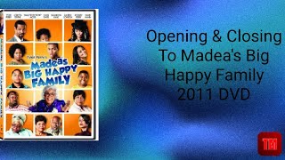 Opening amp Closing To Madeas Big Happy Family 2011 DVD [upl. by Boni]