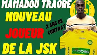 jsk Nouveau Joueur Mamadou Traoré De La Jskabylie 💚💛 [upl. by Aizti]