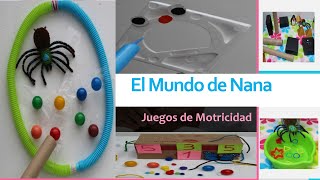 5 Juegos de Motricidad Con Material de Reciclaje [upl. by Va944]