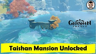 How to Unlock Taishan Mansion Entrance  Genshin Impact NJMH [upl. by Attenohs]