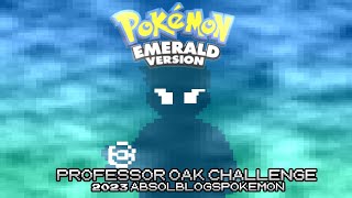 647  I tried the Professor Oak Challenge in Pokemon Emerald Version [upl. by Shara291]