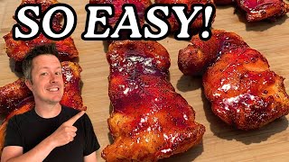 CANT FAIL Smoked Boneless Skinless CHICKEN THIGHS [upl. by Eleazar46]