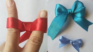 Laço de fita super fácil  DIY [upl. by Kimberlyn779]