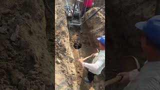 Extraction process of soil for pile foundation [upl. by Scholz]