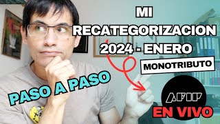 recategorizacion 2024 en VIVO [upl. by Normy644]