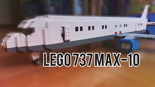 Boeing 737 Max10 lego plane [upl. by Dragde]