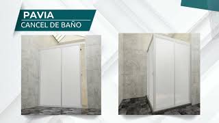 Canceles de baño GAMA ECONÓMICA Combina aluminio con vidrio plástico acrílico y policarbonato [upl. by Pradeep944]