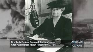 Eleanor Roosevelt Pearl Harbor Attack Radio Address Dec 7 1941 [upl. by Mad207]