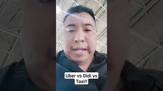 Cuál servicio tiene el precio justo Uber vs Didi vs Taxi [upl. by Bibeau]