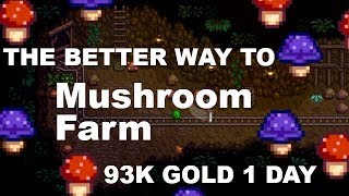 The Better Way to Mushroom Farming in Stardew Valley [upl. by Peckham422]