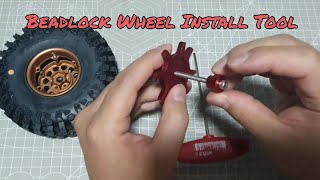 RC beadlock wheel tire installation tool review [upl. by Murdock683]