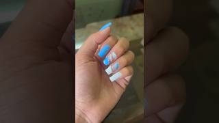 Easy classy nail art design at home nailart nails frenchnails shortsfeed ytshorts viral [upl. by Leber]