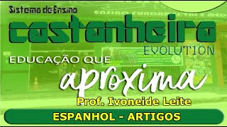 Revisão de Espanhol  Artigos Professora Ivaneide Leite [upl. by Anirazc916]