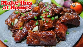 Tasty SECRET to a Delicious Pork RIBS recipe that melts in your mouth 💯 SIMPLE WAY to COOK Pork rib [upl. by Eardnaed]