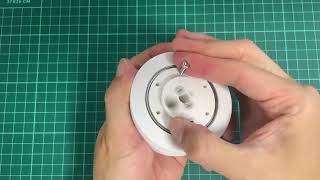 3D printed Cycloidal Drive with 311 backdrivable [upl. by Nitaf344]