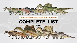 Every Spinosaurid explained [upl. by Taylor]