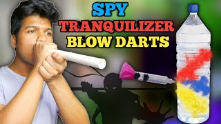 DIY Spy Tranquilizer Blow Darts From Scratch  viplash [upl. by Pellet]