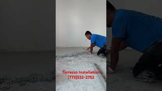 Terrazzo Floor Installation [upl. by Yorgos152]