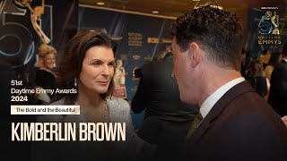 2024 Daytime Emmys Red Carpet Kimberlin Brown [upl. by Pyotr292]