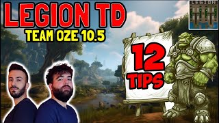 TOP 12 TIPS TO IMPROVE YOUR GAMEPLAY  Warcraft 3 Reforged  Legion TD OZE [upl. by Harelda940]