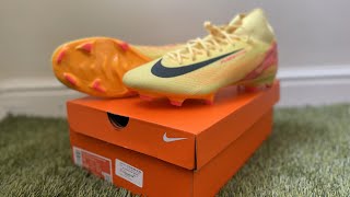 Mbappes Nike Mercurial Air Zoom Superfly 10 Academy FGMG Football boots  Kylian Mbappe Pack [upl. by Ecnerol]