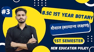 शैवाल bsc 1st year botany chapter 1 algae  botany bsc 1st year  botany 1st semester classes 2024 [upl. by Pesek]