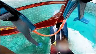 Bonaire windsurfing Starboard Futura 67 testing on 28 okt 2021 [upl. by Landry]