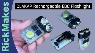 CLAKAP Rechargeable EDC Flashlight [upl. by Dalt]